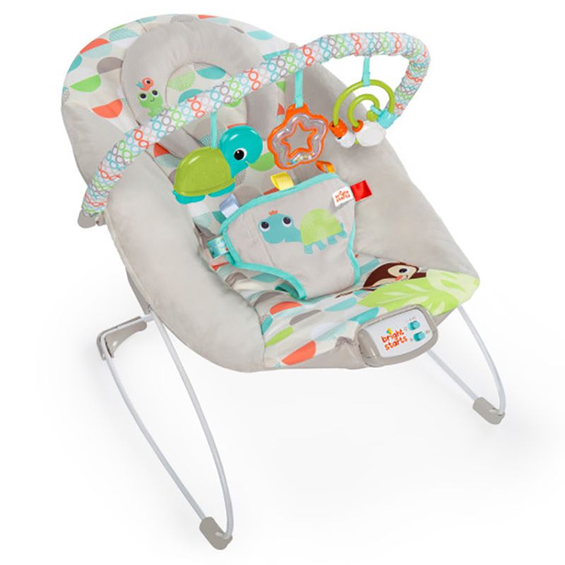 Bright Starts - Happy Safari Bouncer - Grey