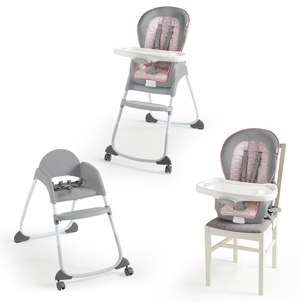 Ingenuity - Trio 3-In-1 High Chair - Flora The Unicorn Grey