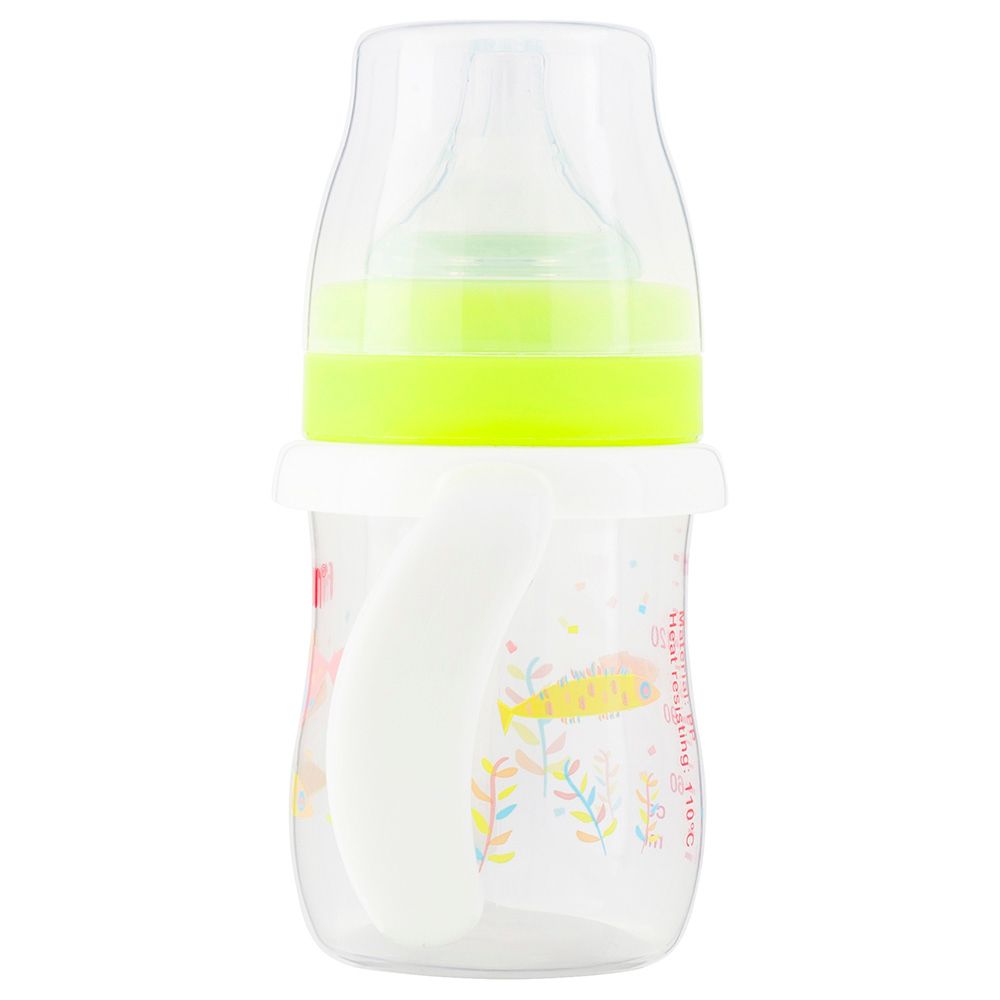 Farlin - Pp Feeding Bottle 150cc w/ Handle - Green