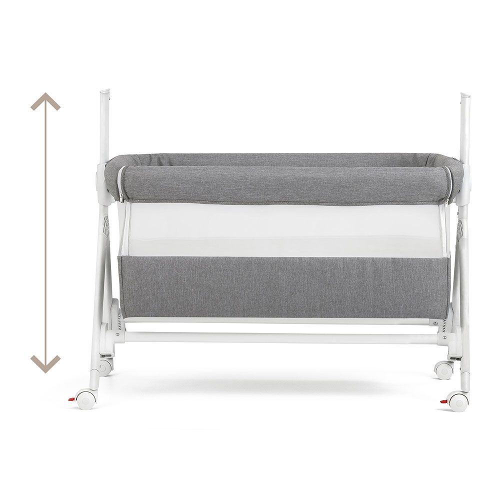 Cam Culla Sempreconte Co-Sleeping Bedside Cradle - Light Grey