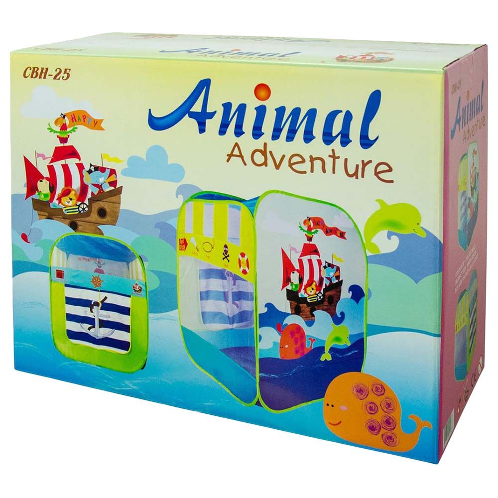 Ching Ching - Animal Adventure Ball House Plus 100pcs Balls