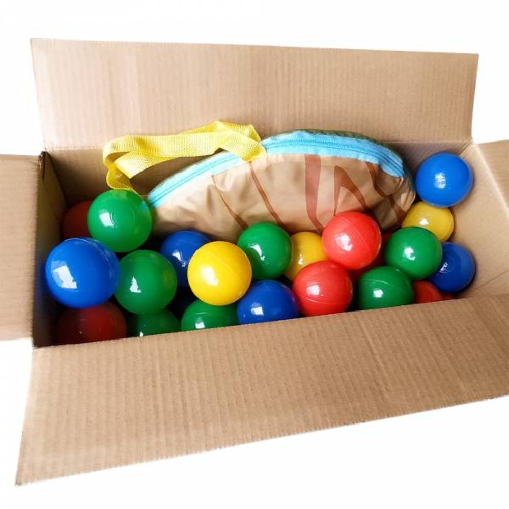 Ching Ching - Mimo House With 100pcs Balls - Brown