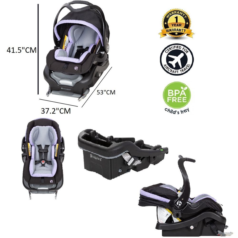 Babytrend - Secure Snap Gear 35 Infant Car Seat - Lavender Ice