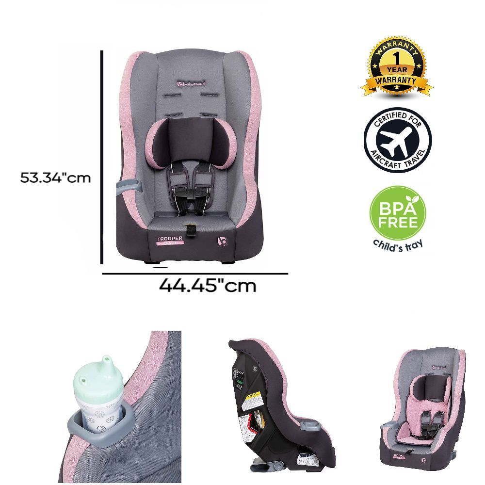 Babytrend - Trooper 3-in-1 Convertible Car Seat - Cassis