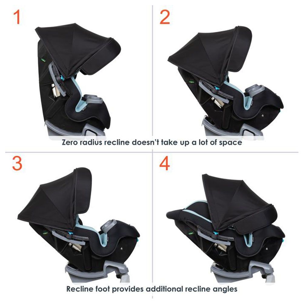 Babytrend - Cover Me 4-in-1 Convertible Car Seat - Desert Blue