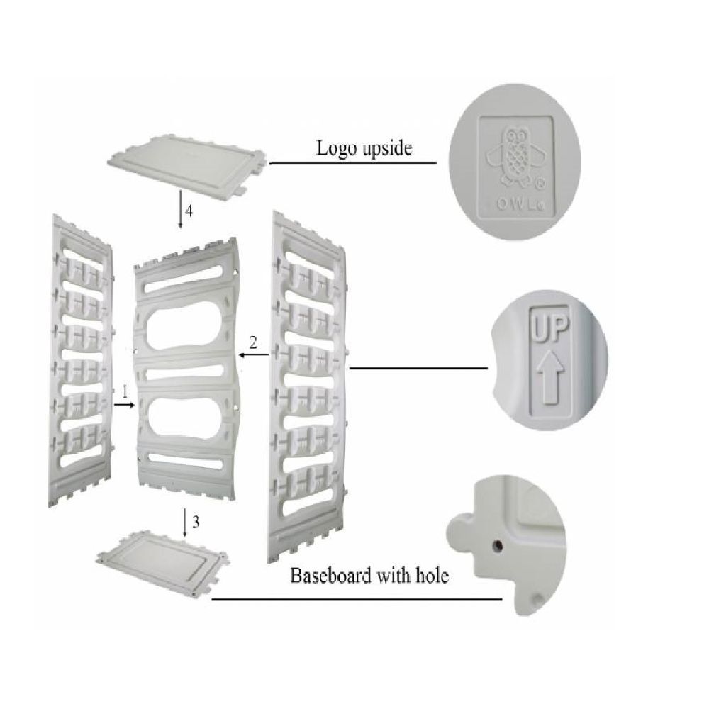 Ching Ching - 3 Cabinet W/ 6 Drawers & 3 Plates - Assorted