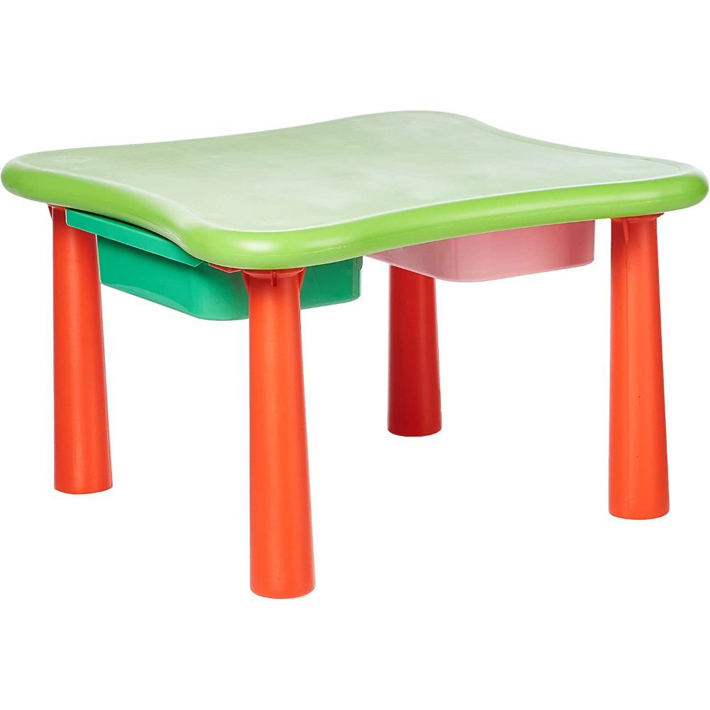 Ching Ching - Children's Table with 2 Drawers - Green