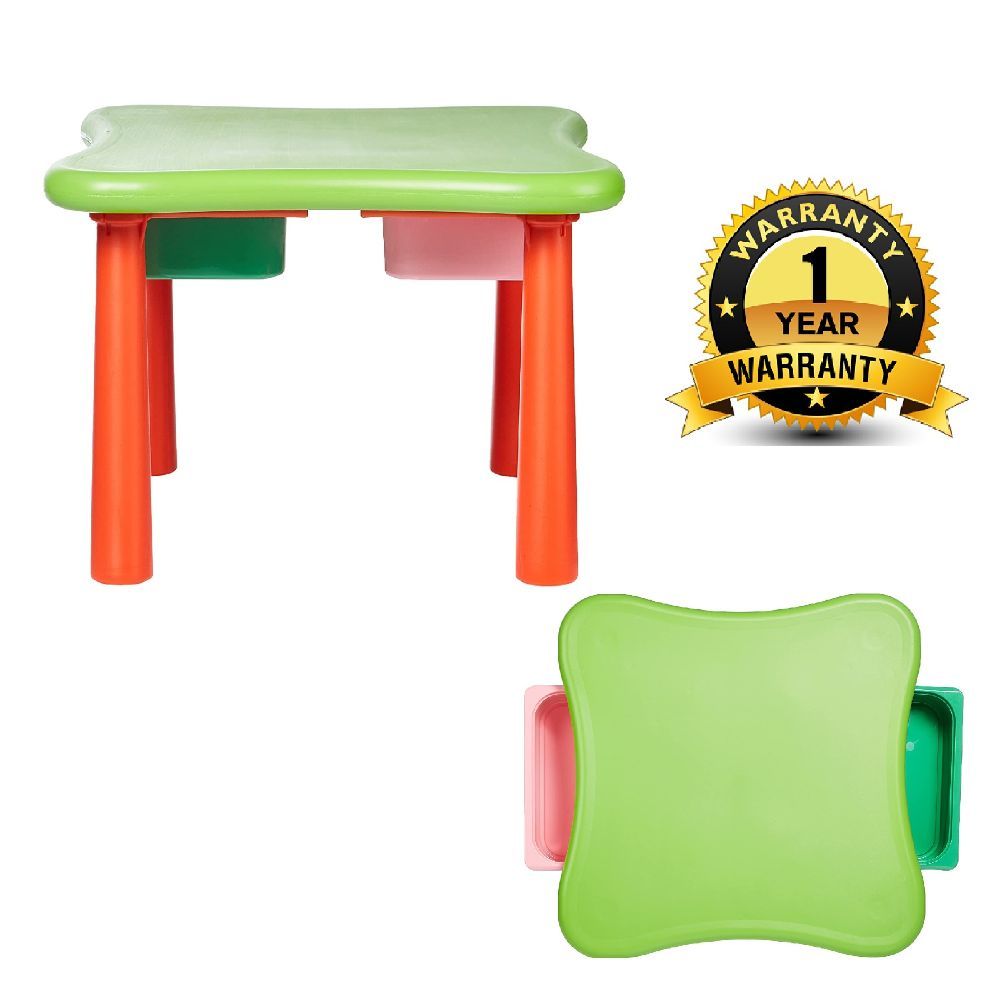 Ching Ching - Children's Table with 2 Drawers - Green