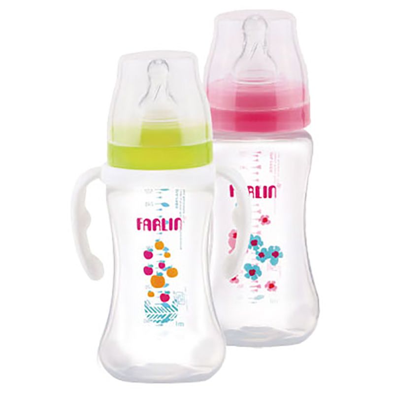 Farlin - Feeding Bottle & Handle Combo - Assorted 1pc