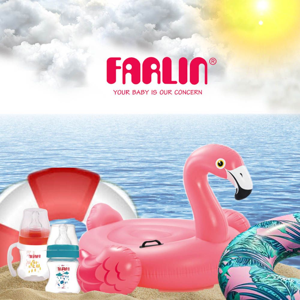 Farlin - PP Feeding Bottle & Bottle Wash - 150ml - Assorted 1pc