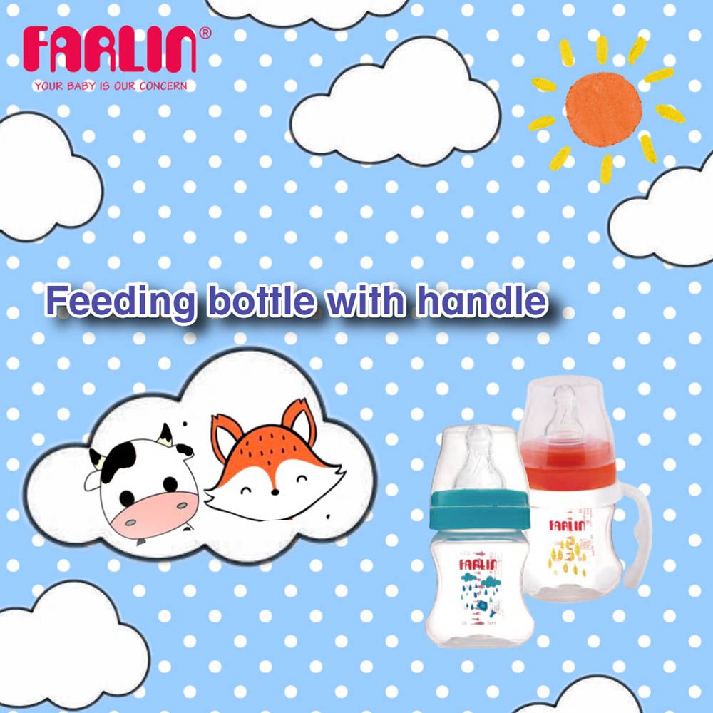 Farlin - PP Feeding Bottle & Bottle Wash - 150ml - Assorted 1pc