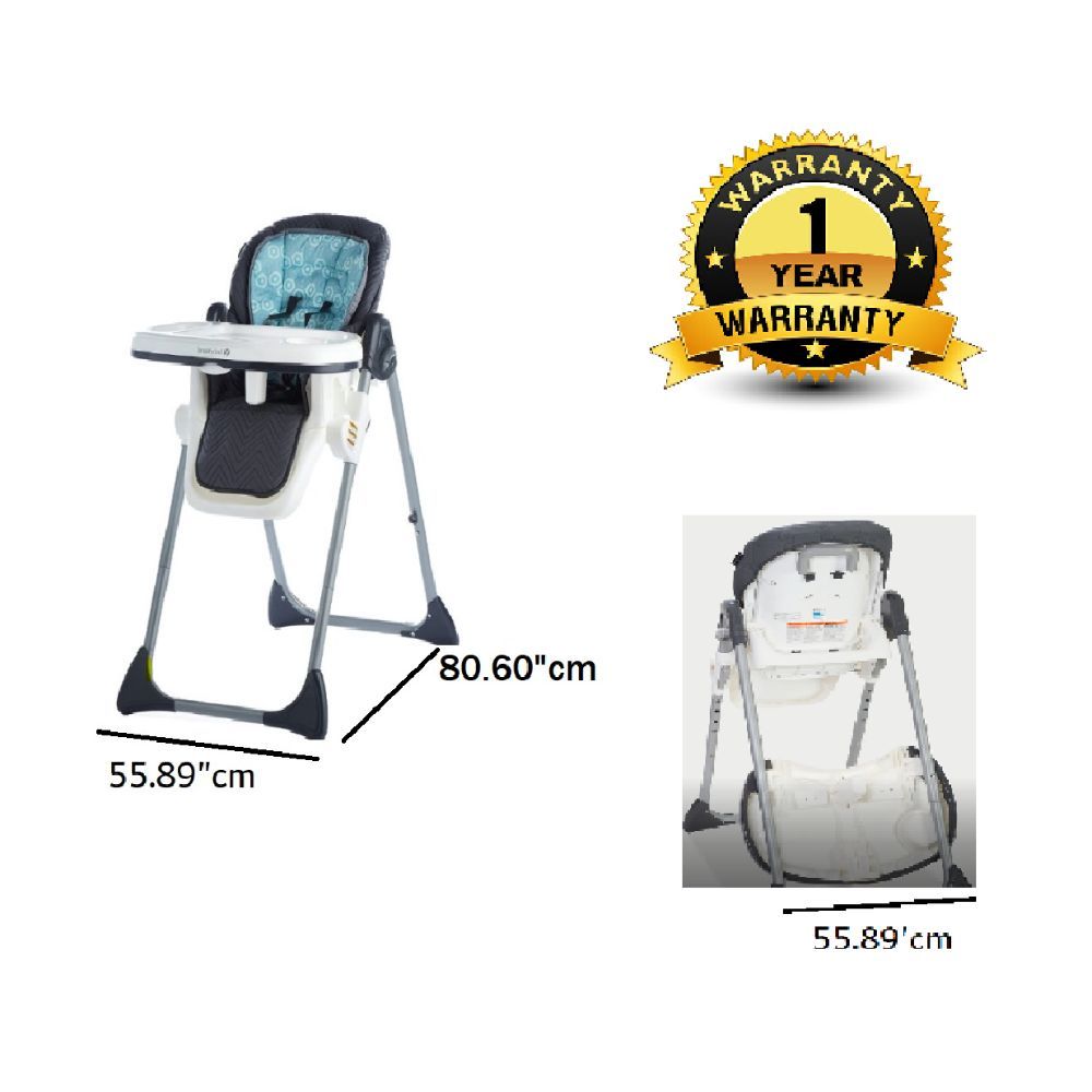 Babytrend - Tot Spot 7-In-1 High Chair w/ Trend E Nursery Center Starlight & Portable Booster Chair