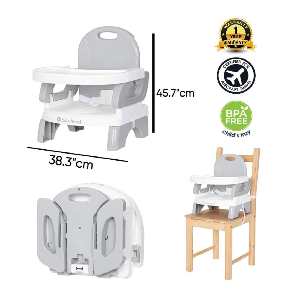 Babytrend - Tot Spot 7-In-1 High Chair w/ Trend E Nursery Center Starlight & Portable Booster Chair