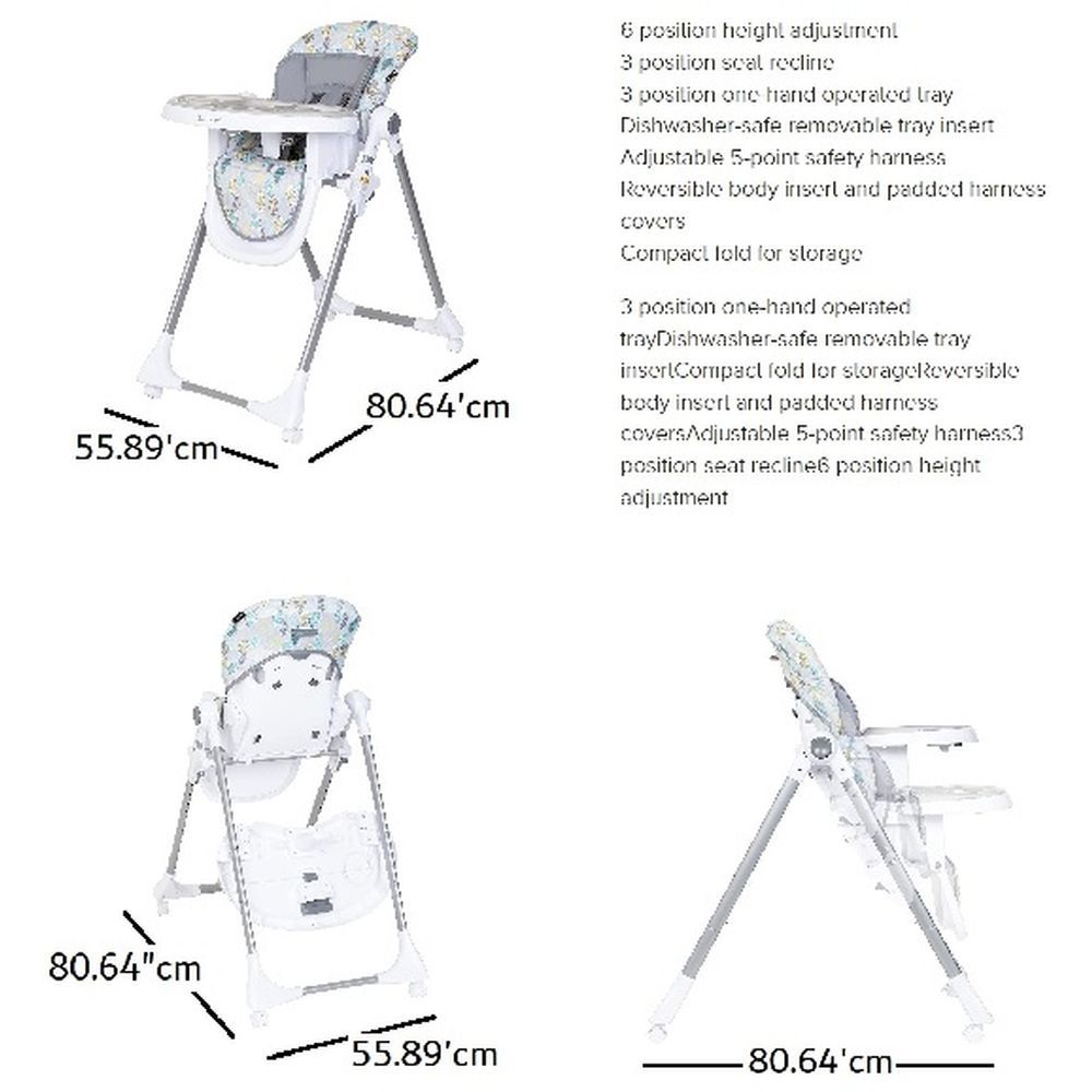 Babytrend - Aspen ELX High Chair - Basil