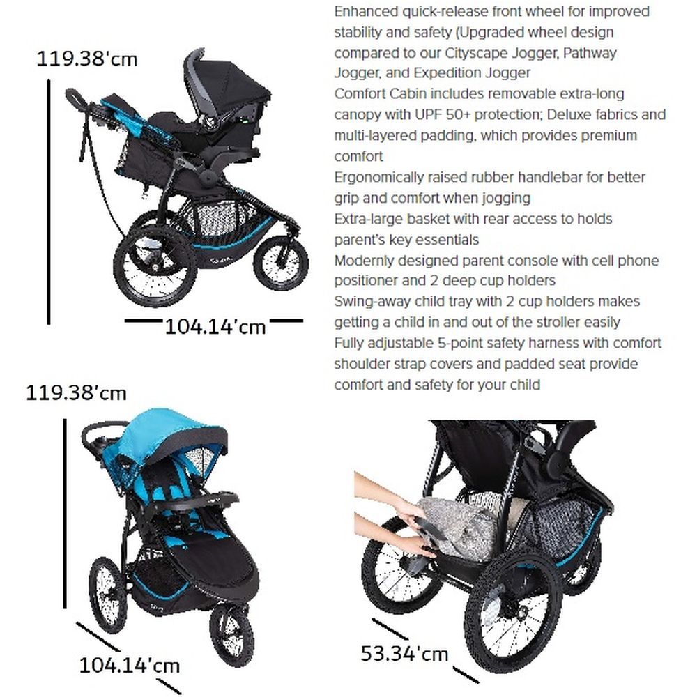 Babytrend - Expedition Race Tec Jogger - Ultra Marine