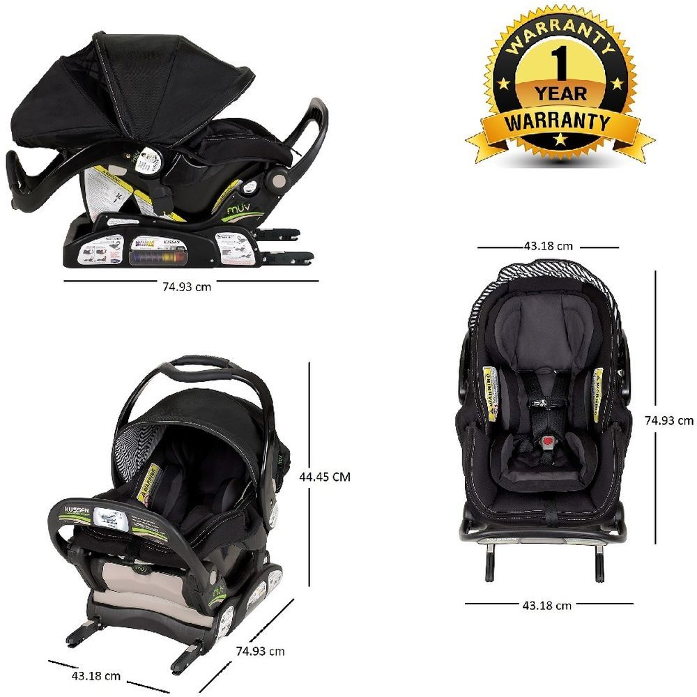 Babytrend - Kussen Infant Car Seat - Mystic Black