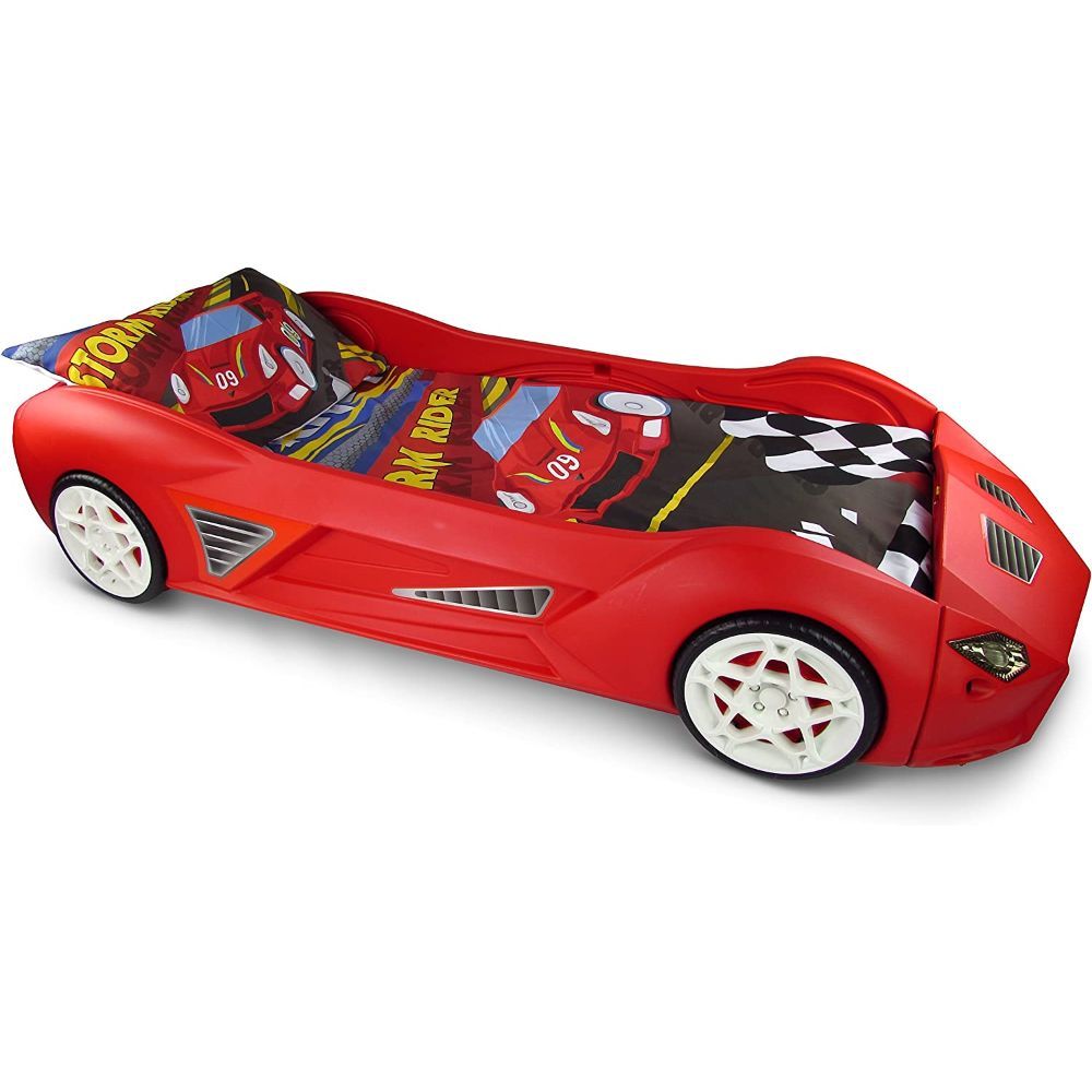 Ching Ching - Sporty Car Bed Frame - Red