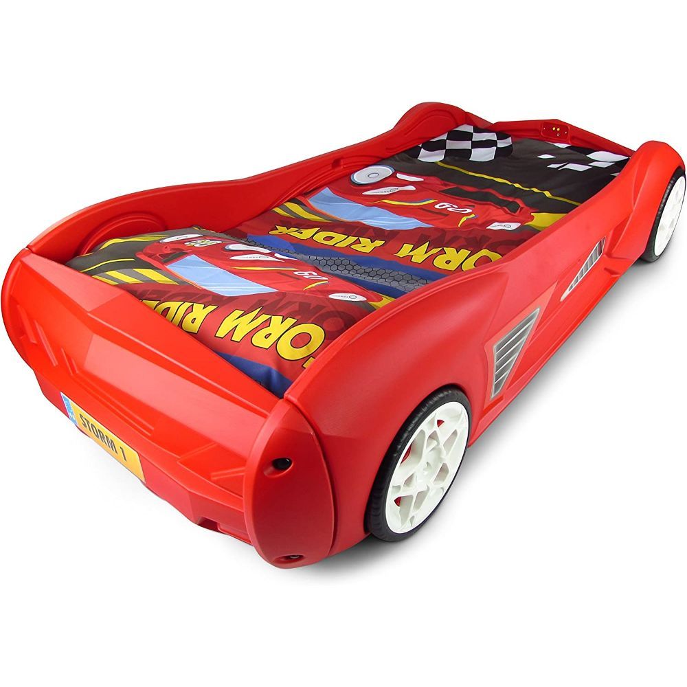 Ching Ching - Sporty Car Bed Frame - Red