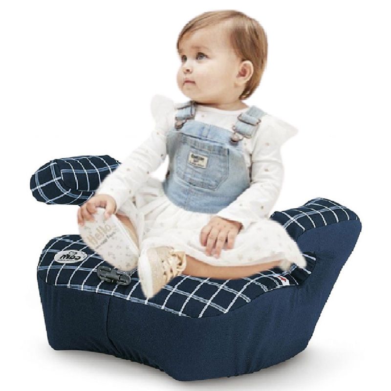 Cam - Padded Booster Seat w/ Armrests & Belt Guide - Navy