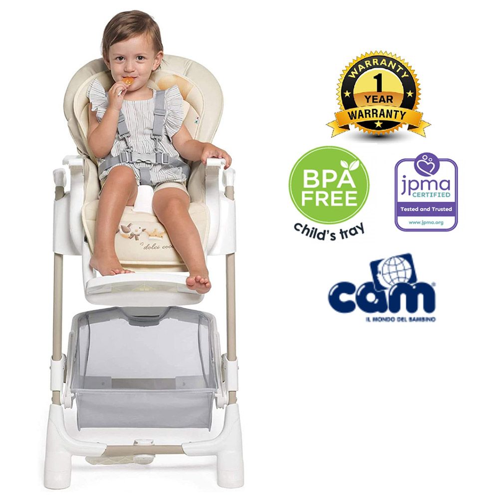 Cam - Pappananna High Chair - Beige