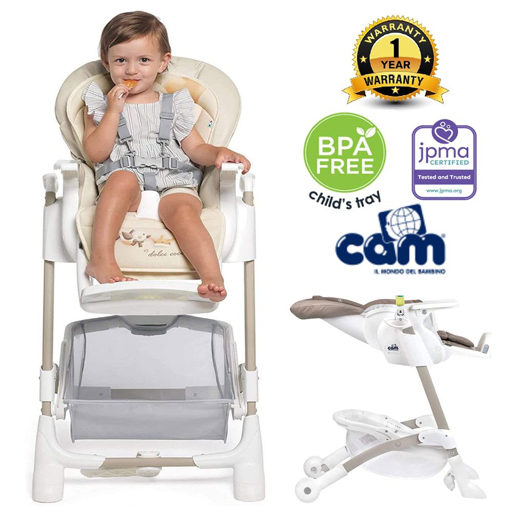 Cam - Pappananna High Chair - Beige