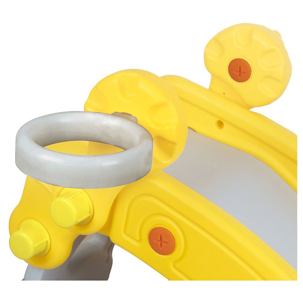 Ching Ching - 5-in-1 Raccoon Slide & Rocker - Yellow