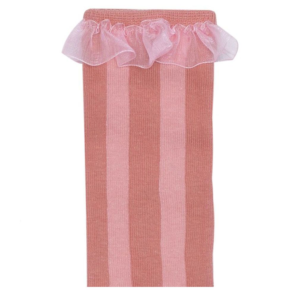 Billy Loves Audrey - Big Top Stripe Knee High Sock - Rusts