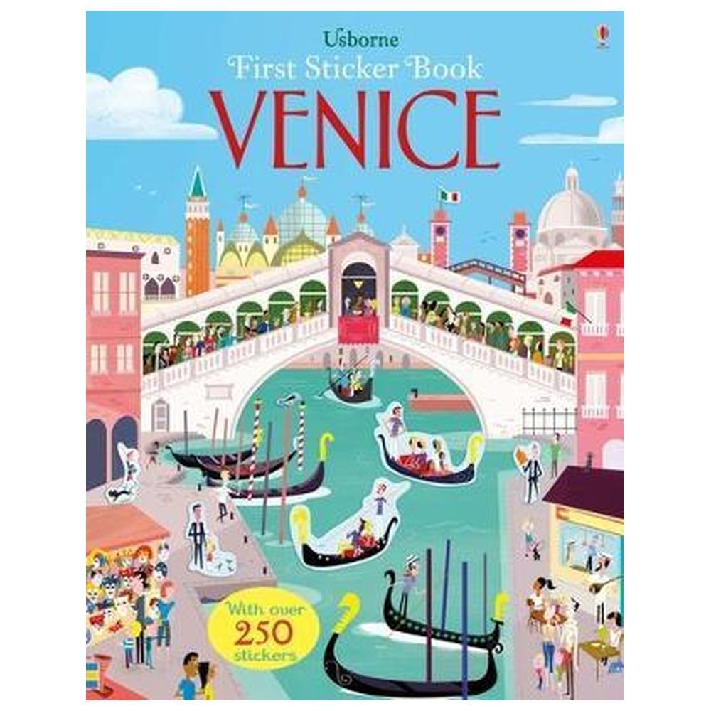  كتاب first sticker book: venice