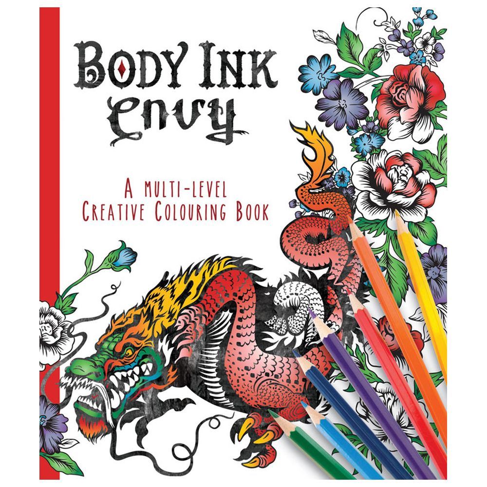  كتاب multi level body ink envy colouring book