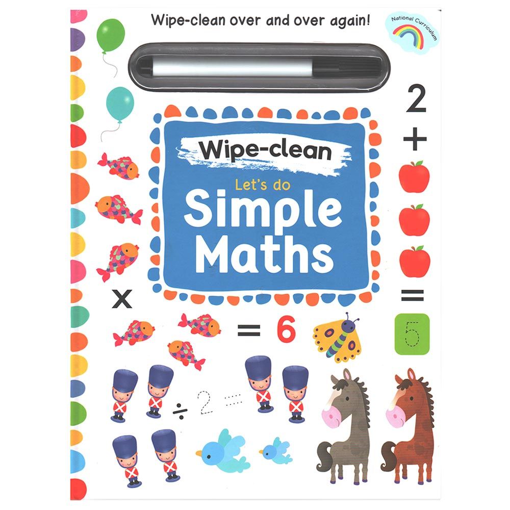 كتاب Wipe-Clean Lets Do Simple Maths