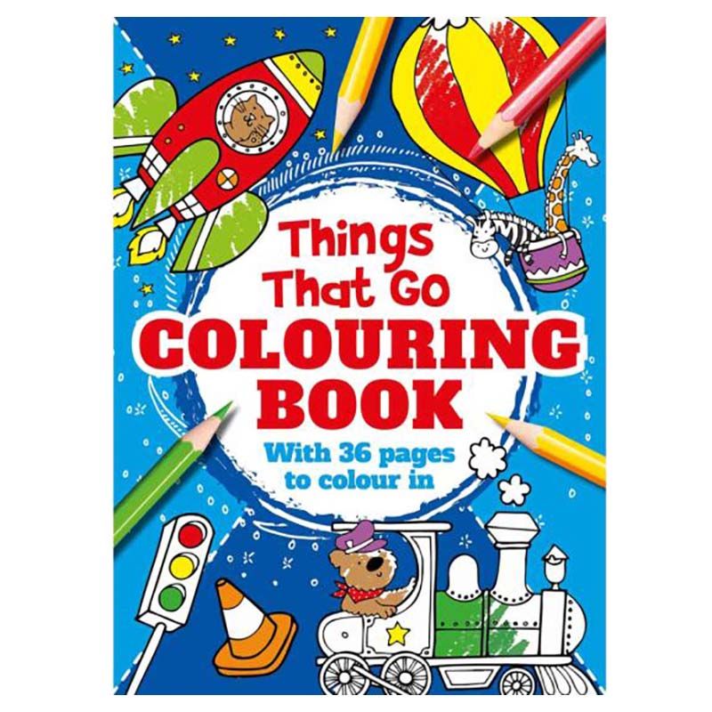 كتاب تلوين Things That Go Colouring Book