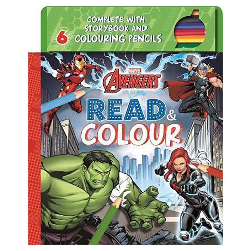 كتاب Marvel Avengers: Read & Colour