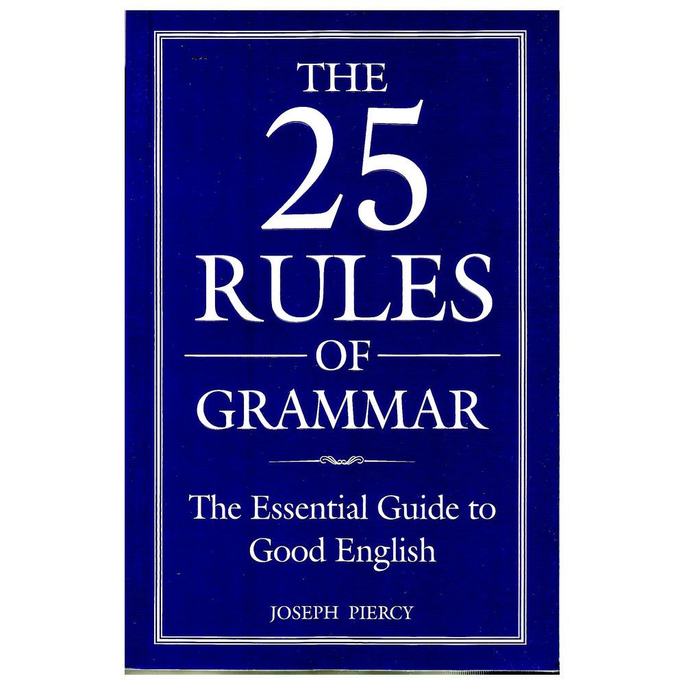  كتاب the 25 rules of grammar