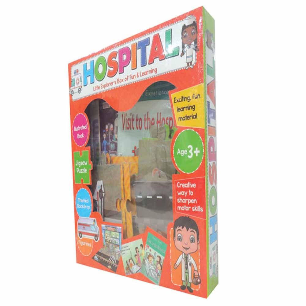  كتاب puzzle hospital little explorer's box