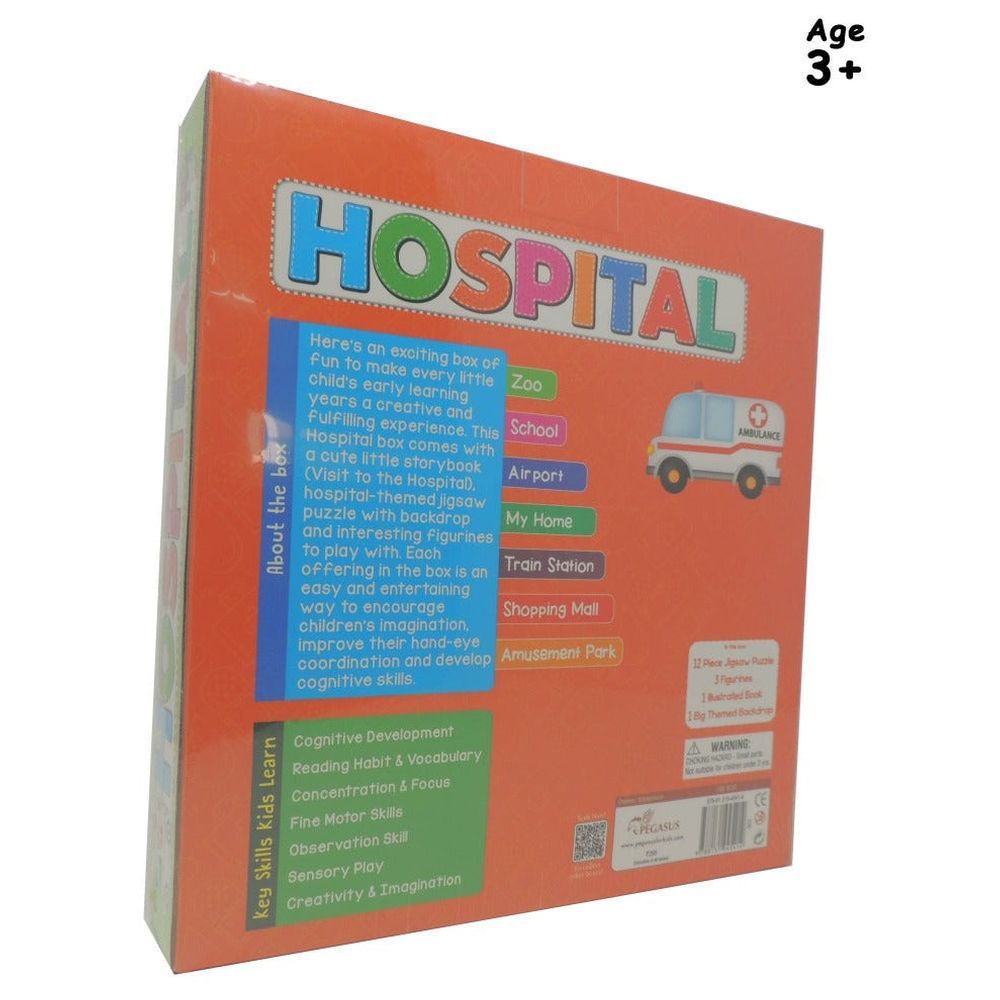  كتاب puzzle hospital little explorer's box