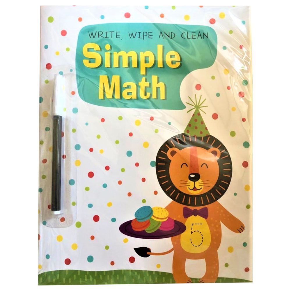 كتاب Simple Maths Wipe Clean