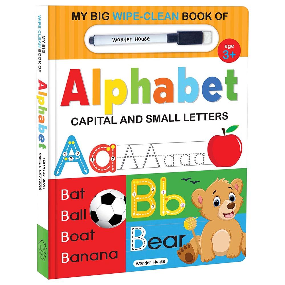  كتاب my big wipe & clean book of alphabet 