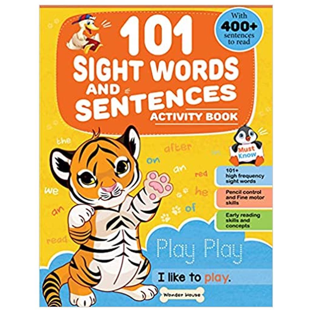 كتاب الأنشطة 101 Sight Words And Sentences