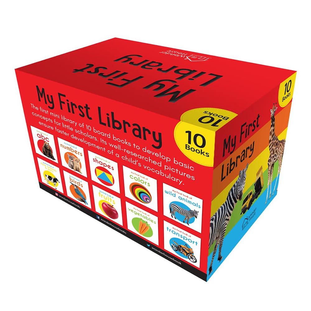 مجموعة كتب My First Library Pack 1-10 Books