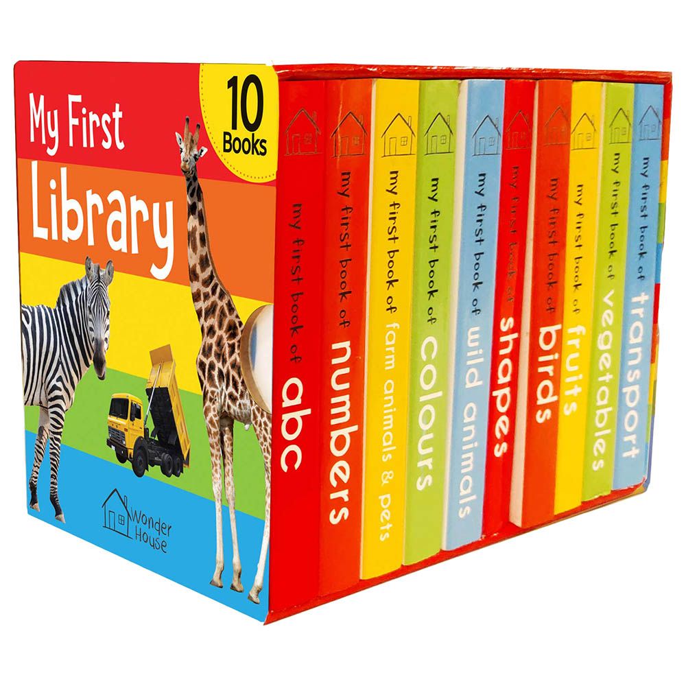 مجموعة كتب My First Library Pack 1-10 Books