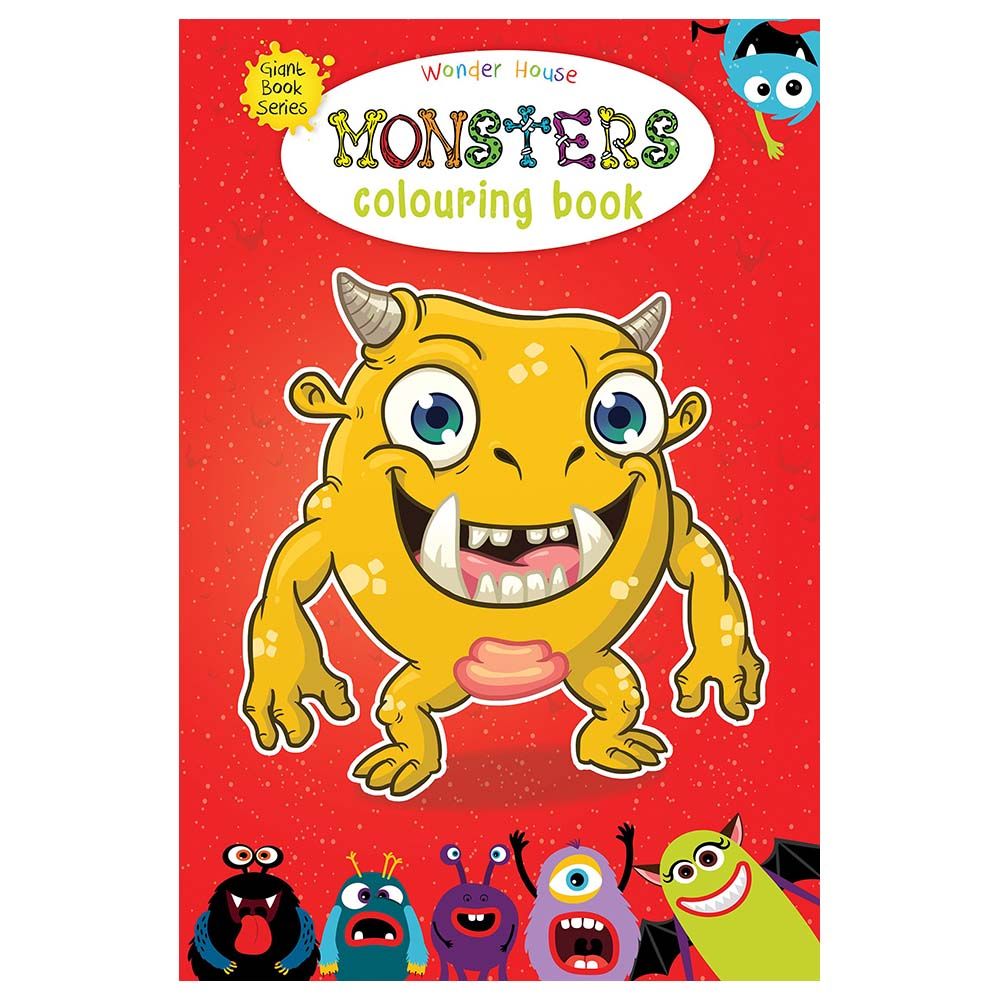 كتاب Monster Colouring Book Giant