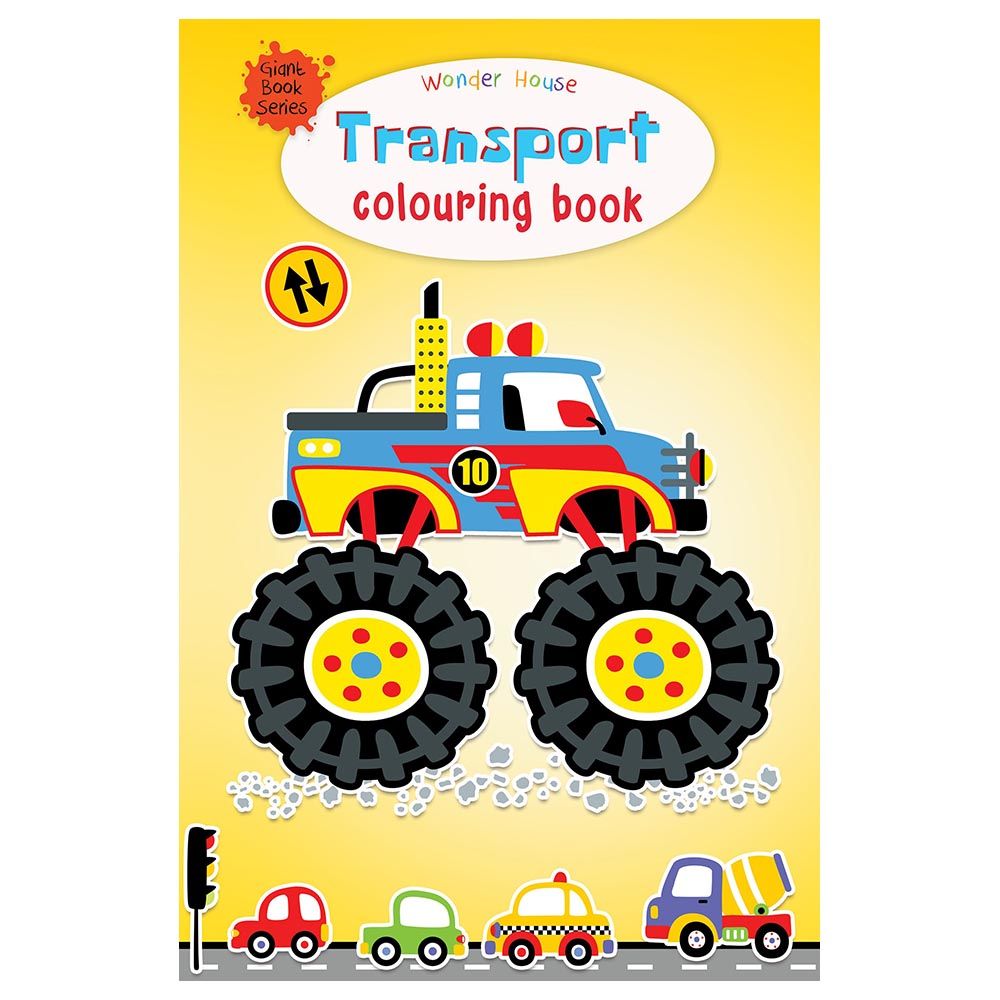 كتاب Transport Colouring Book Giant