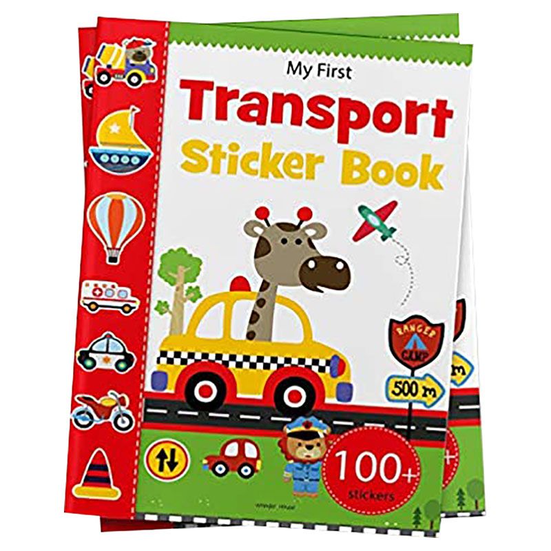 كتاب ملصقات My First Transport Sticker Book