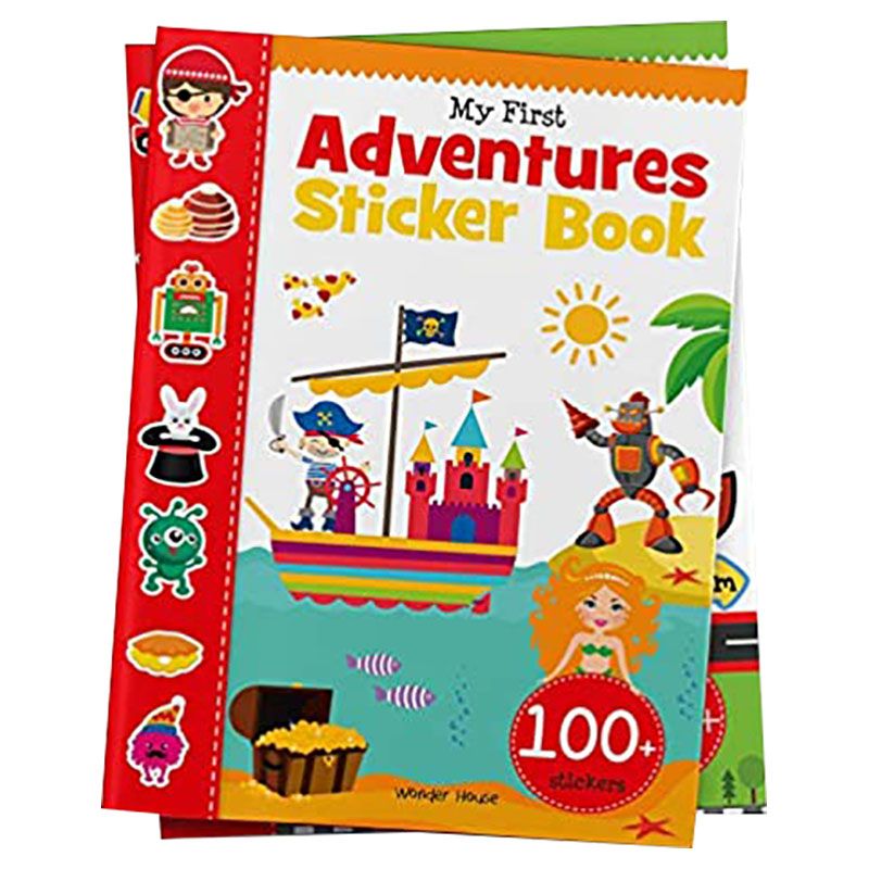 كتاب ملصقات My First Adventure Sticker Book