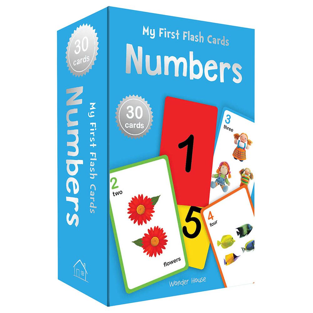  كتاب my first flash cards: numbers 