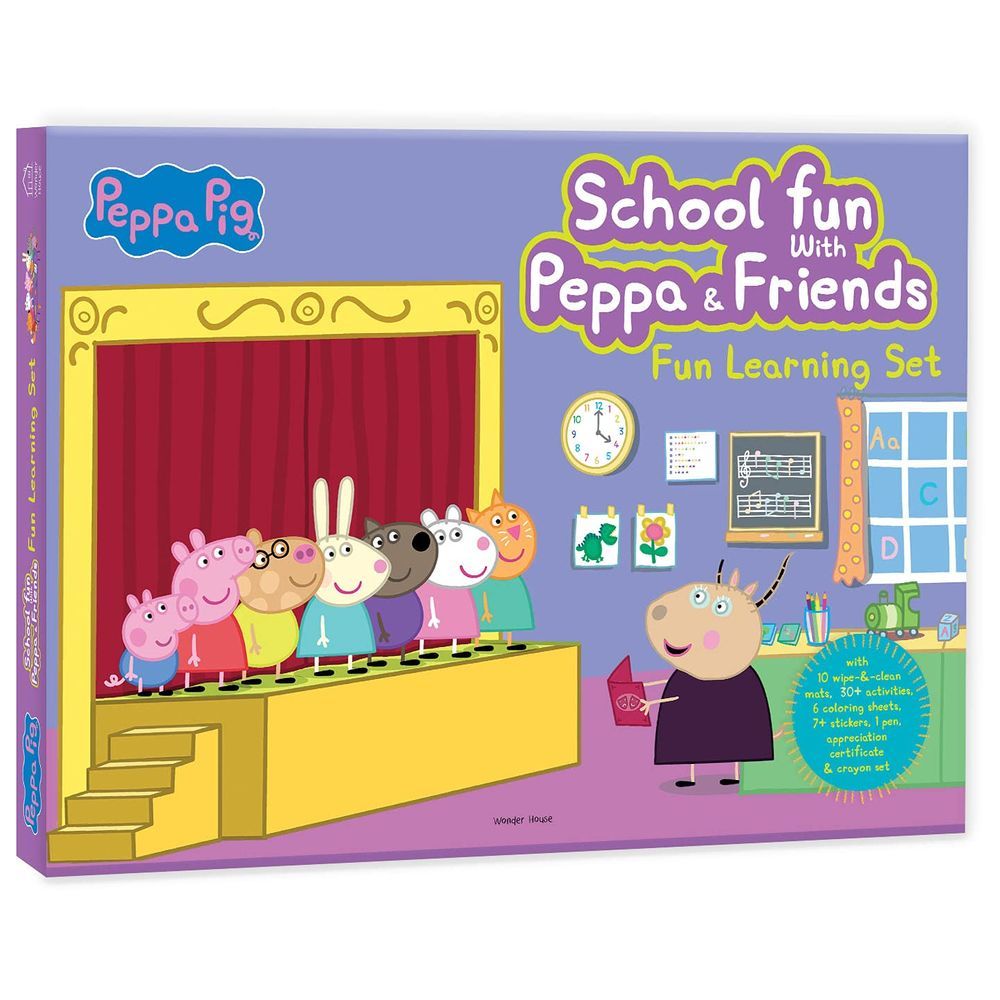 مجموعة تعليمية School With Peppa Friends