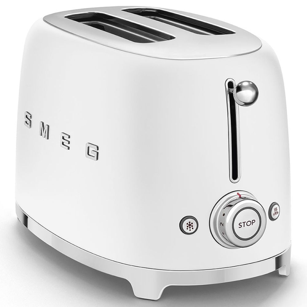 Smeg - 2 Slice Toaster - White Matt