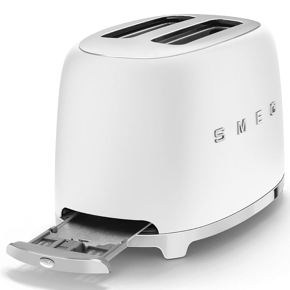 Smeg - 2 Slice Toaster - White Matt