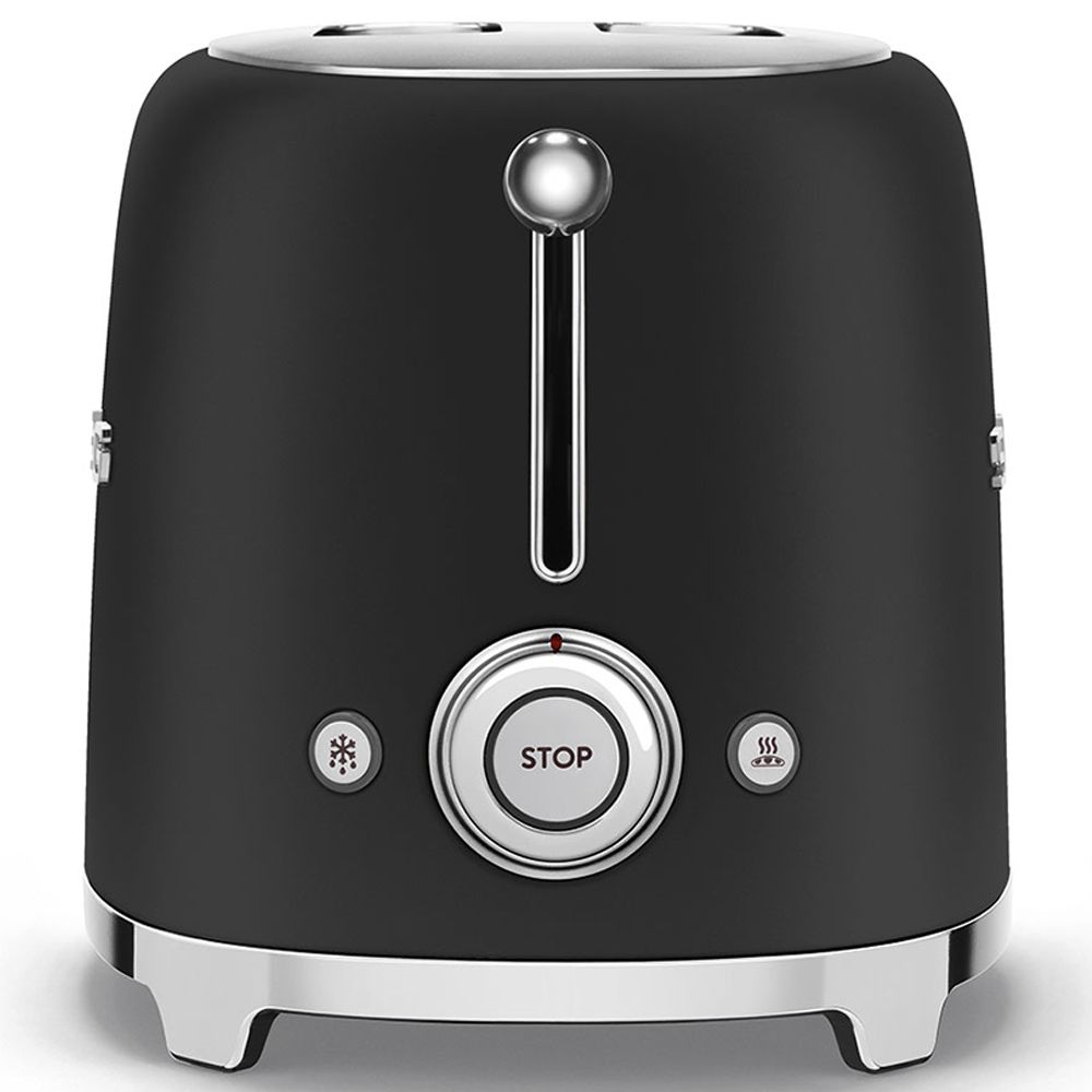 Smeg - 2 Slice Toaster - Black Matt