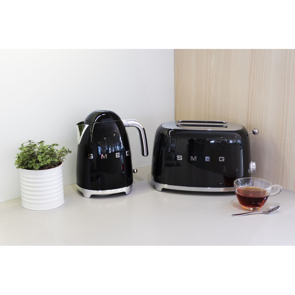 Smeg - 2 Slice Toaster 50's Retro Style - Black